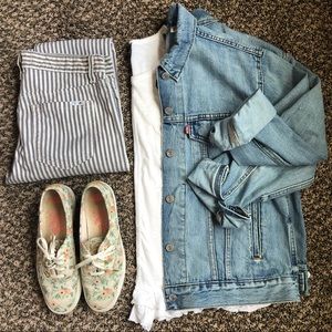 Joe’s Striped Skinny Jeans